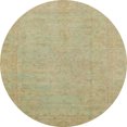 thumbnail image 1 of Ahgly Company Tapis d'Intérieur Ronds Abstraits Orientaux Cuivre Vert, 8 Pieds Rond, 1 of 6