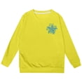 thumbnail image 4 of MEZZALL Sweat à Capuche à Manches Longues Imprimé Fleuri Mode Décontractée pour Filles, Jaune, 7-8 Ans, 4 of 7