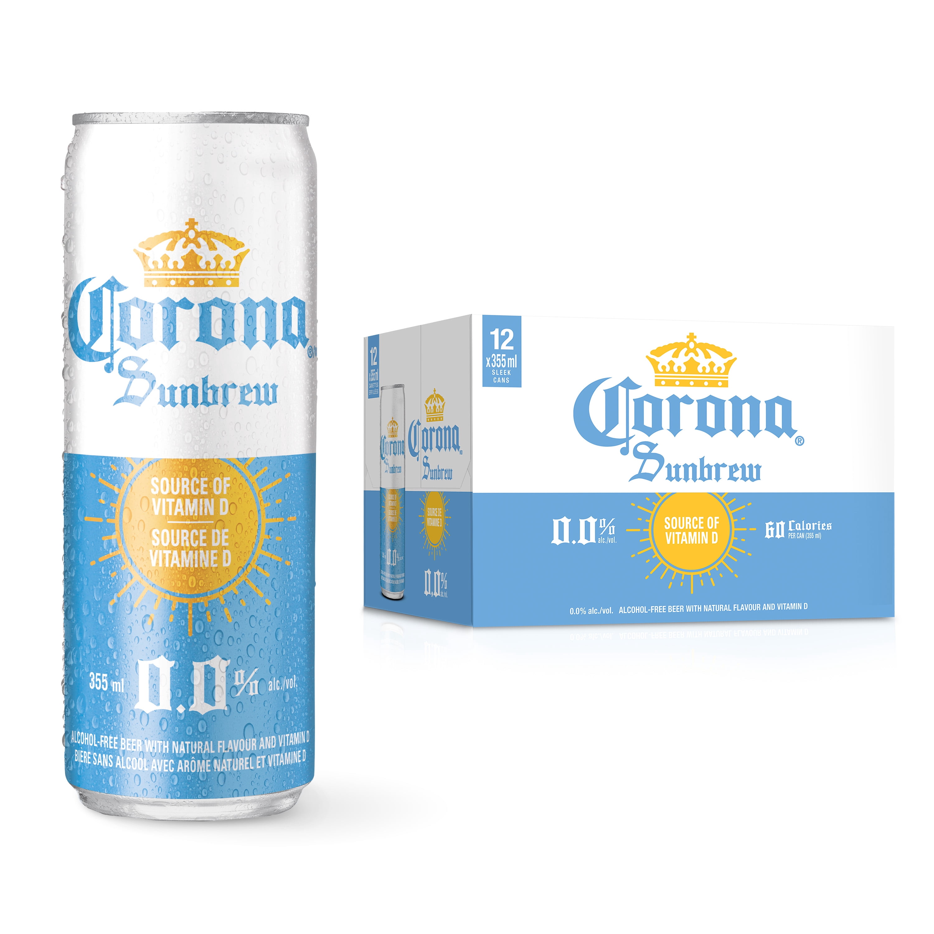 Corona Sunbrew 0.0% Alcohol-Free Beer 12pk Cans - Walmart.ca