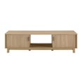 thumbnail image 2 of Pemberley Row MDF Oak TV Stand Rectangular Contemporary 58" Unassembled, 2 of 10