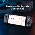 thumbnail image 3 of GameSir X5s Bluetooth Mobile Gaming Controller for Switch 2/Switch/Android/iPhone/iPad mini, Hall Effect Joystick, Lightweight Ergonomic Phone Controller, 3 of 16
