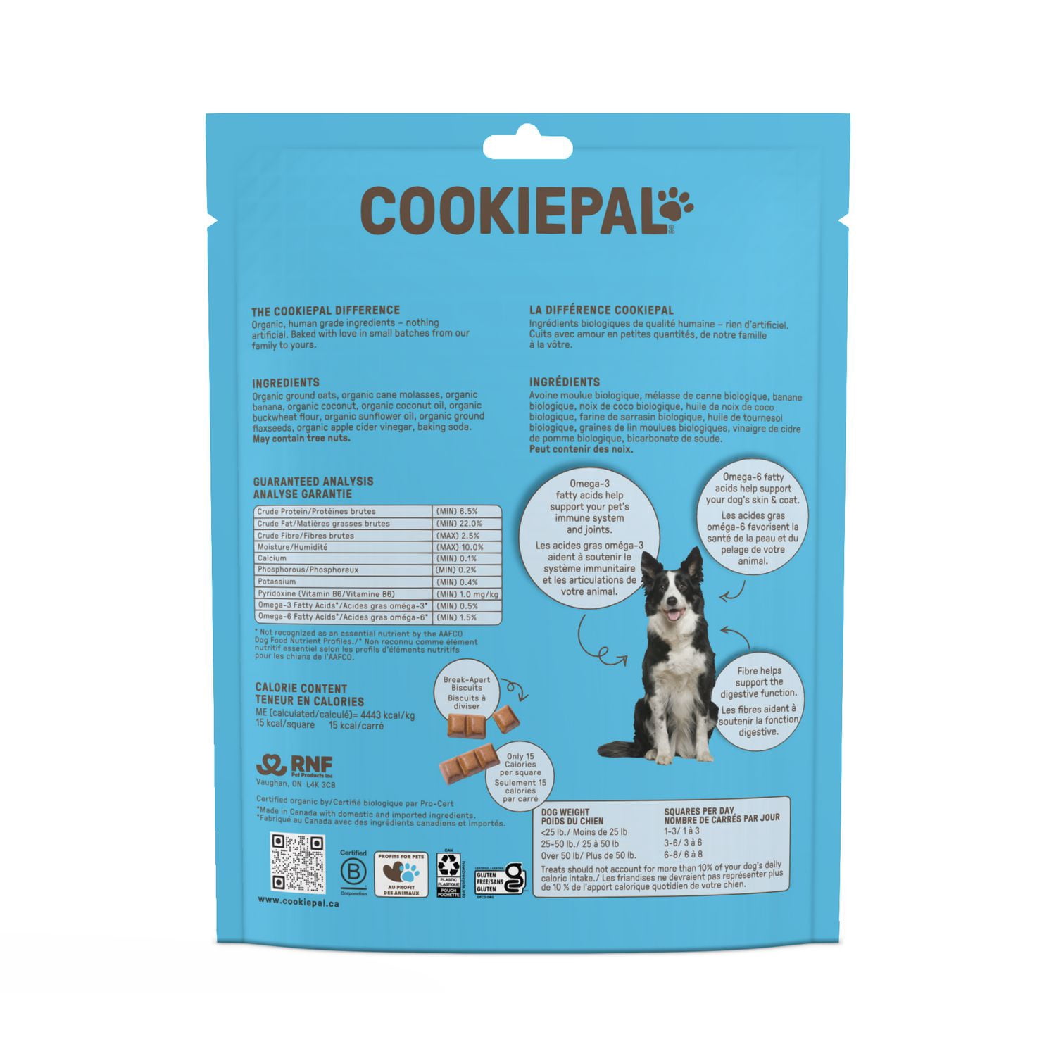 Cookie Pal Biscuits Pour Chiens Recette a Banane et a la Noix de Coco