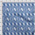 thumbnail image 3 of oneOone Cotton Poplin Fabric Parallelogram & Triangle Geometric Print Fabric BTY 56 Inch Wide, 3 of 4