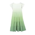thumbnail image 4 of Tranfacy Robes d'Été pour Ados, Robes pour Filles Taille 10-12, Robe d'Été pour Filles 6-15 Mode Robe à Dégradé de Couleurs avec Poches Manches Courtes Col Rond Robe Trapèze, 4 of 5
