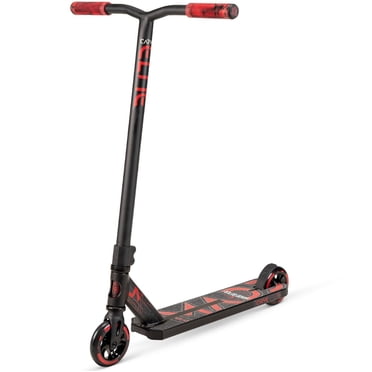 Trottinette pro freestyle pour enfants et ados 8–13 ans – trottinette de tricks solide, roues 110 mm, noir/rouge – Madd Gear Carve Elite
