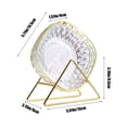 thumbnail image 3 of LSLJS Household Spit Bones Plates Dining Table Garbage Bones Plates for Fruit Snacks Dried Fruit Snack Plates Lights Luxurys Desktop Small Dishs Plates Kitchen Utensils & Gadgets, 3 of 6