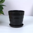 thumbnail image 2 of Flowerpots with Dish Ceramic, Pot Flowerpot Colourful Succulent Decor Plastic Flower & Garden, Flower Pots, 2 of 5