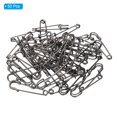 thumbnail image 3 of Uxcell Safety Pins 1.97 Inch Large Metal Sewing Pins Black 50Pcs, 3 of 5