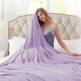 thumbnail image 1 of EGNMCR Summer Cooler Blanket Bed Blanket Thermal Blanket Lightweight Bed Breathable Soft Comfortable Blankets For Sleeping Washable Blanket For All Season Polyester Bedding Suits, 1 of 7