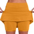 thumbnail image 1 of Jupe-Short Taille Mi-Haute pour Femmes avec Poches - Jupe-Short Décontractée Active, 1 of 7