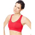 thumbnail image 1 of Hanes Womens Sport Seamless Racerback Sports Bra, XS, Razzle Pink, 1 of 1