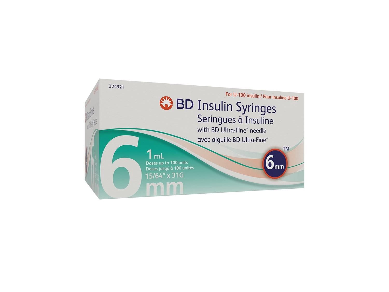 Ultra-Fine 1.0ML 31G 6MM Syringe