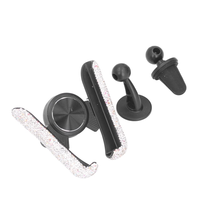 Support de Téléphone pour Voiture, Support de Téléphone Scintillant pour Voiture, Support de Cellulaire pour Véhicule, Berceau Réglable, Support de Cellulaire Auto Universel pour Femmes et Filles