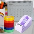 thumbnail image 1 of UsRHHA Macaron Tape Dispenser, Colorful Adhesive Tape Holder with Cutter, Desktop Tape Station, 1 of 6