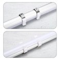 thumbnail image 5 of Unique Bargains Support de Clips en U T12 pour Ampoule DEL, Support de Montage, Pince pour Tube Fluorescent, Blanc, Lot de 6, 5 of 5