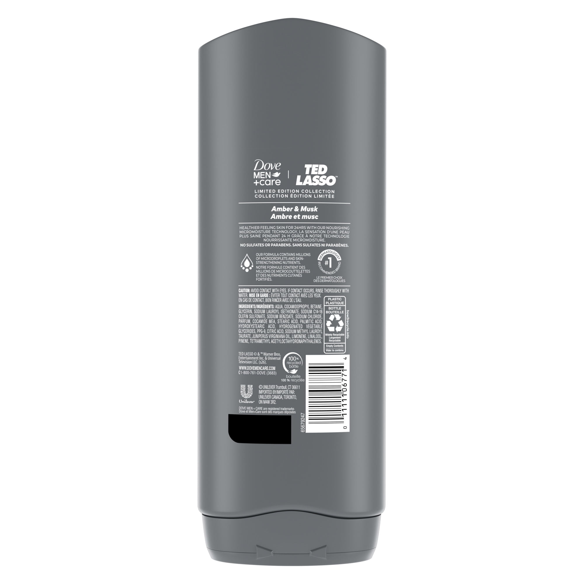Dove Men+Care Ted Lasso Body Wash The Heart of the Comeback, 532 ml | Limited Edition