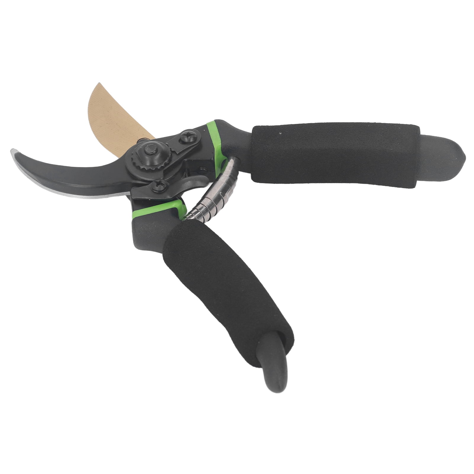 Garden Shears, Clean Cuts SK5 Carbon Tool Steel Blades Non Slip Pruning Shears High Strength 8.6in with Safety Lock for Heavy Duty Pruning with Sheath