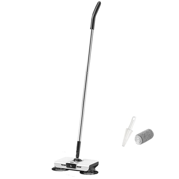 Birdeem Hand Push Sweeper, Household Hand Sweeping Machine, Non Electric Sweeper Mop Dustpan Floor Cleaning Tools for Cleaning Hair, Fruit Shell, Etc - Angle Changable