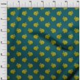 thumbnail image 2 of oneOone Silk Tabby Fabric Rabbit Block Printed Fabric 1 Yard 42 Inch Wide, 2 of 4
