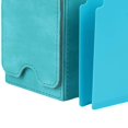 thumbnail image 2 of Baohd Leather Deck Case 100+ Sleeved Cards for Business Cards Light Blue, 2 of 6
