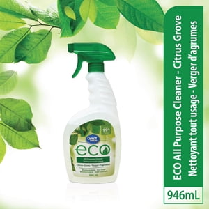 Great Value Eco Citrus Grove All Purpose Cleaner, Natural Cleaner, Spray, Citrus Scent, 946ml