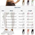 thumbnail image 2 of Miqool Womens High Waist Ankle Yoga Leggings Workout Tummy Control Soft Bike Pants with Two Pockets, 2 of 5
