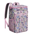 thumbnail image 1 of Butterfly Print Backpack Cooler – Leakproof Insulated Cooler Bag with Colorful Floral and Tropical Design, Waterproof Lunch Backpack for Travel & Picnics, 1 of 6