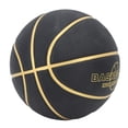 thumbnail image 1 of Basketball Noir, Résistance à l'Usure Grandes Particules Entraînement Basketball Résistant à la Sueur Caoutchouc Basketball Extérieur Adolescent Caoutchouc, 1 of 7