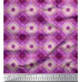 thumbnail image 1 of Soimoi polyester Crepe Fabric Check Tie-Dye Printed Craft Fabric by the Yard 52 Inch Wide, 1 of 3