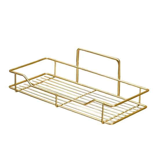 XZNGL Porte-Serviettes pour Salle de Bain, Étagère Murale en Métal, Organisateur, Porte-Serviettes de Salle de Bain en Fer Doré avec Conception à Mailles Ouvertes pour Séchage Rapide et Rangement Gain de Place