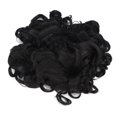 thumbnail image 3 of Black Curly Wig,Black Short Curly Wig Curly Synthetic Hair Cosplay Curly Wig Solid Performance, 3 of 14