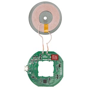 Chargeur sans fil PCBA Circuit Board, Micro efficace à haut taux de conversion USB Bobine de recharge sans fil pour interface DIY Outil de recharge sans fil
