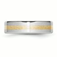 thumbnail image 3 of Cobalt 14k Gold Inlay Satin and Polished 6mm Band Size 9.5, 3 of 6