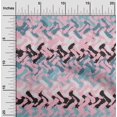 thumbnail image 2 of oneOone Rayon Light Pink Fabric Geometric Sewing Craft Projects Fabric Prints By Yard 56 Inch Wide-2D, 2 of 5