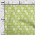 thumbnail image 1 of oneOone Viscose Jersey Fabric Check Kasuri Print Fabric BTY 60 Inch Wide, 1 of 5
