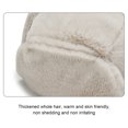 thumbnail image 4 of Youkk Ready For Winter Thicken Earflap Caps Wear-resistant Earflap Caps Autumn white 1Set, 4 of 6