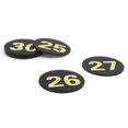 thumbnail image 3 of Aspire Acrylic Locker Number Signs 1-30, Door Sign with Self-adhesive Tape Black, 3 of 5