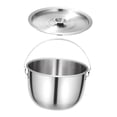 thumbnail image 1 of simhoa Cooking Pot Soup Pot Stainless Steel Camping Pot for Cooking Home Commercial 5L, 1 of 8