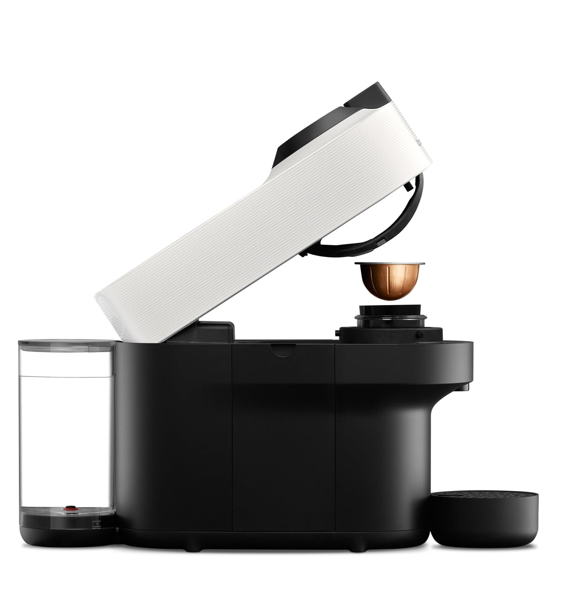 Nespresso Vertuo Pop Coffee and Espresso Machine Coconut White by Breville 6 Coffee Sizes