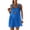 Blue, variant on Wiyuqeen Women's Solid Color Summer Tennis Dresses with Built in Bra and Shorts Basic Cutout Sleeveless Athletic Workout Golf Dresses Outfits