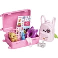 thumbnail image 3 of Barbie Doll and Accessories, 'Malibu' Travel Set with Puppy & Working Suitcase, 10+ Pieces, 3 of 6