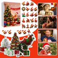 thumbnail image 4 of Fwttom Decorative Craft, Christmas Countdown Calendar Merry Christmas Chicken Pendant Christmas Tree Ornament, 4 of 4