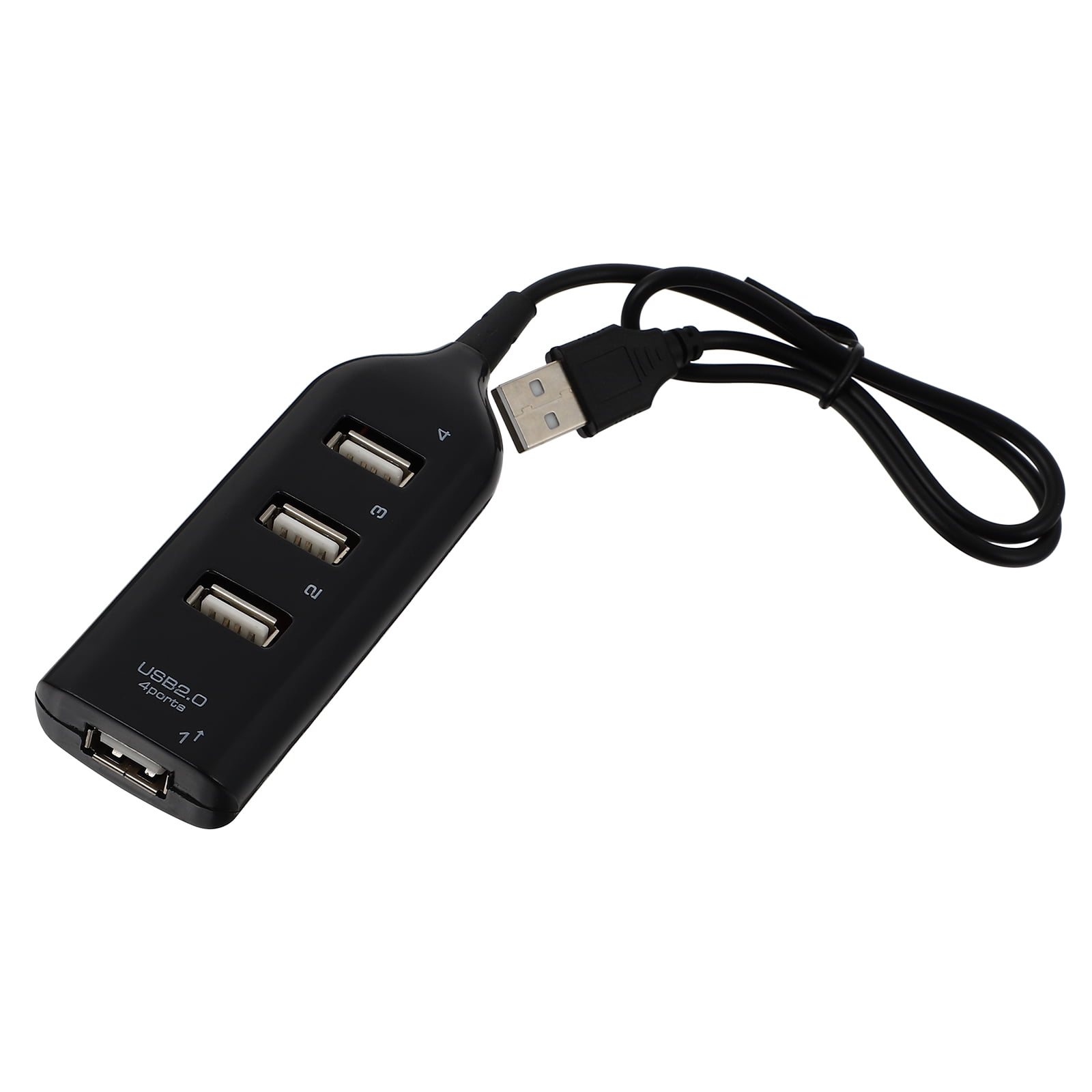 KAKOWELY 1Pc USB Hub USB 2.0 Hub 4 Port USB 2.0 Data Hub Portable USB 2.0 Splitter,3.82"X1.57"X0.59"