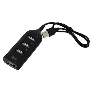 KAKOWELY 1Pc USB Hub USB 2.0 Hub 4 Port USB 2.0 Hub de données Portable USB 2.0 Splitter, 3,82"X1.57"X0.59"