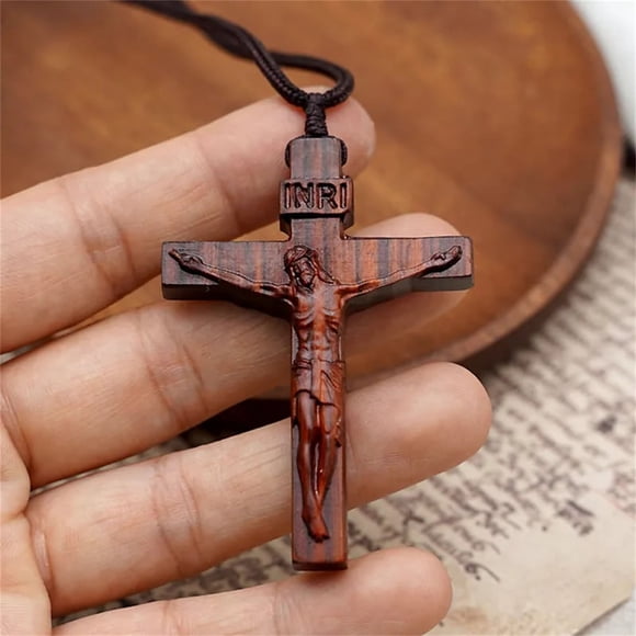 Home Improvement Olive Wood Ebony Pendant 6cm Bitter with Hanging Rope Pendant Icamino Necklace Home Essentials