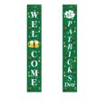 thumbnail image 1 of XZNGL St. Patricks Day Irish Holiday Porch Sign Home Door Curtain Banner Decoration, 1 of 9