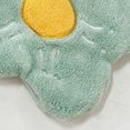 thumbnail image 2 of Towel Double Layer Coral Fleece Flower Shape Strong Absorption Ability Soft Hanging Hand Towel Light Green, 2 of 6