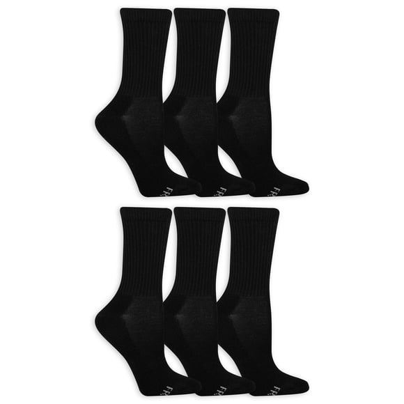 Chaussettes mi-mollet Fruit of the Loom All Day Comfort (paquet de 6)