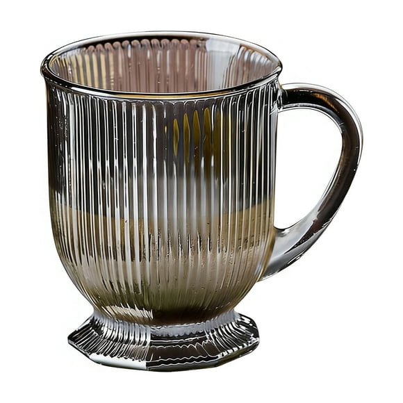 SIfdSeng of 4 Glasses with Handle 480 Ml Glass Cups with Irish Coffee Glasses for Latte Macchiato Cappuccino Glass Coffee Cups for Hot and Cold Drinks Elegant Glas