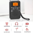 thumbnail image 4 of AM FM Pocket Compact Transistor Battery Powered Stereo With Large Speaker Portable FM Pocket Music Player For Outdoor Travel Emergency, 4 of 9